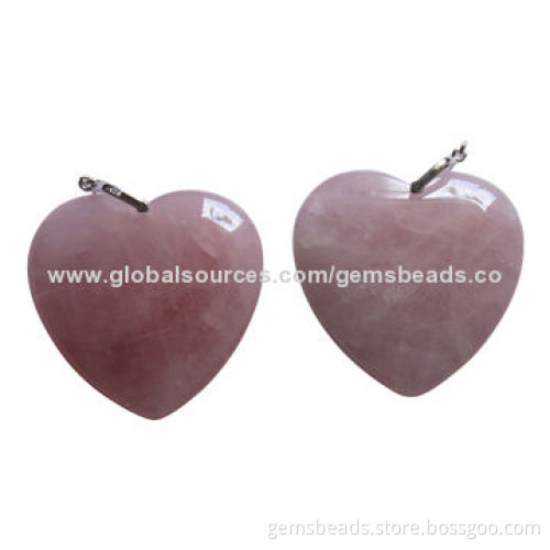 Heart pendant in gemstoneNew